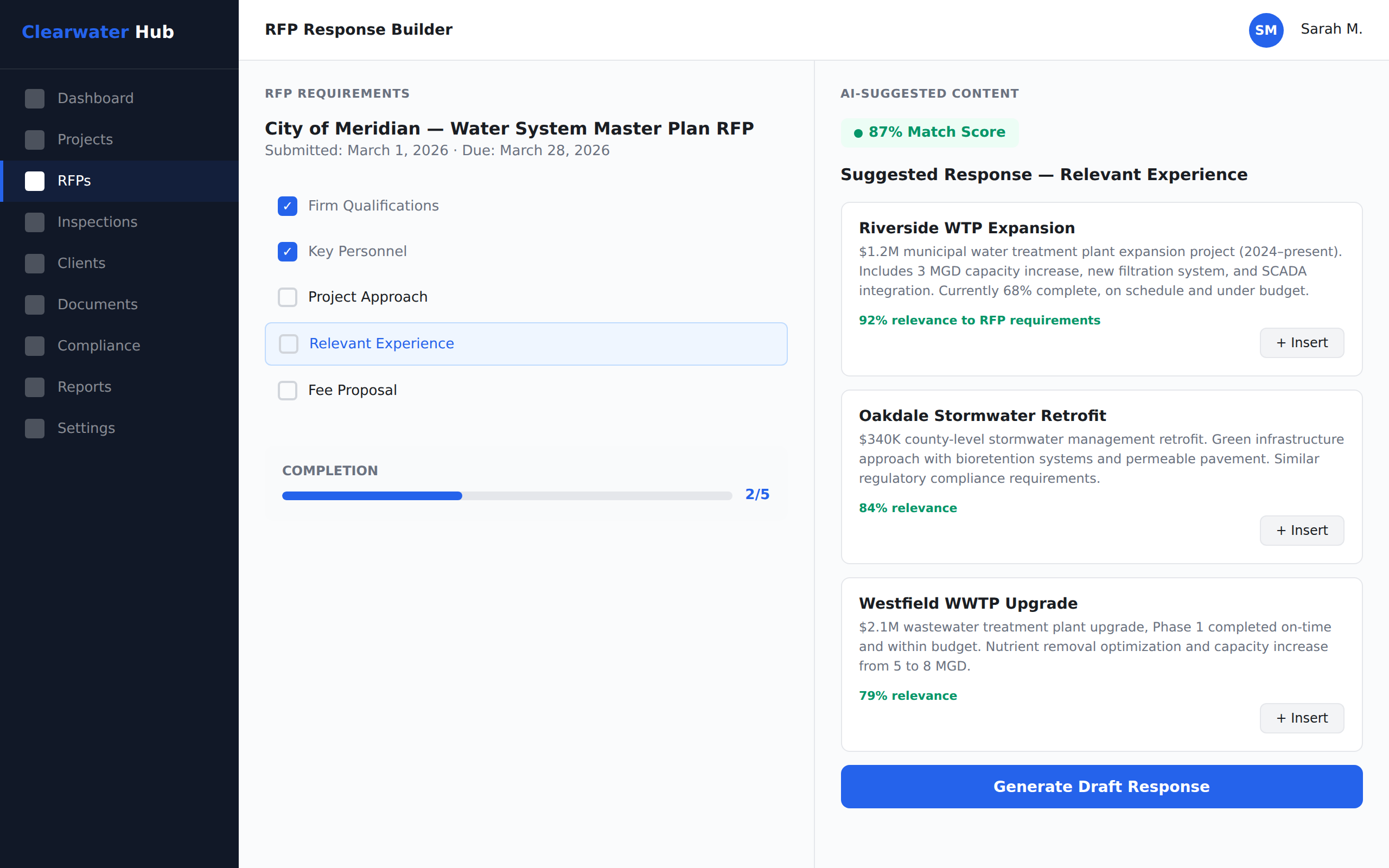 RFP Response Builder